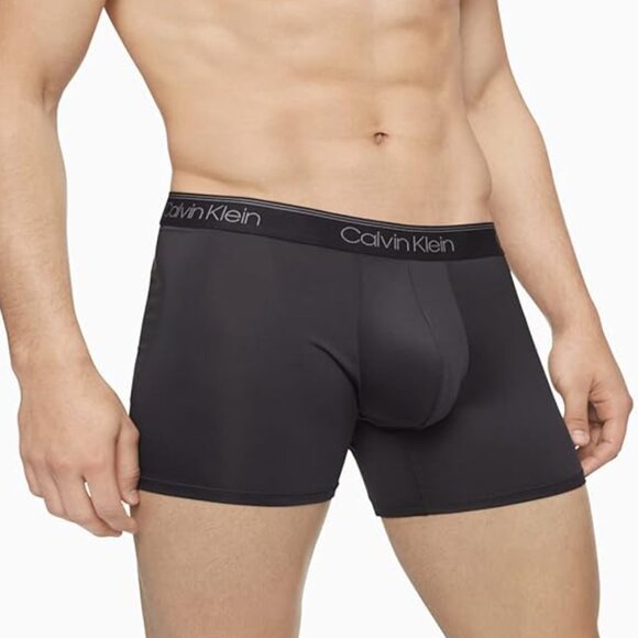 New Calvin Klein Men's Micro Stretch 3-Pack Boxer Brief Black Size L - Picture 4 of 7